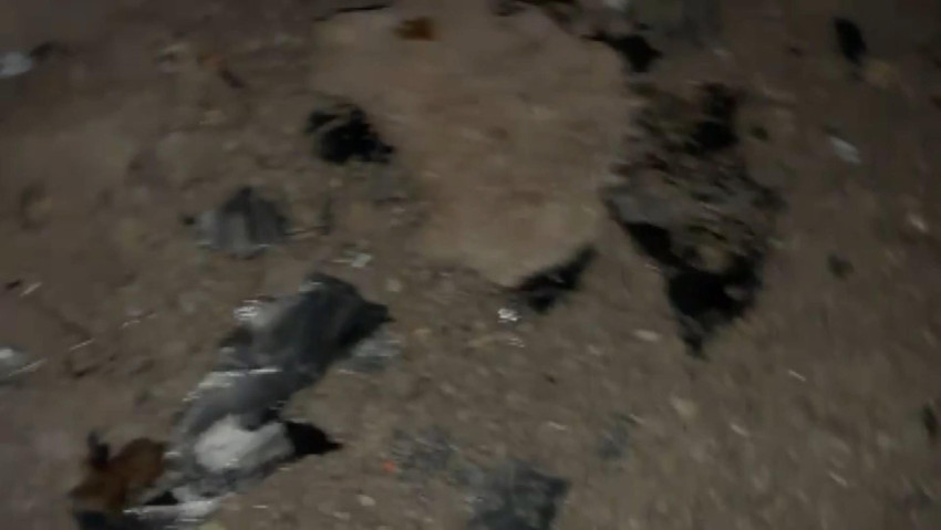 F-16 uçağının kaza anı